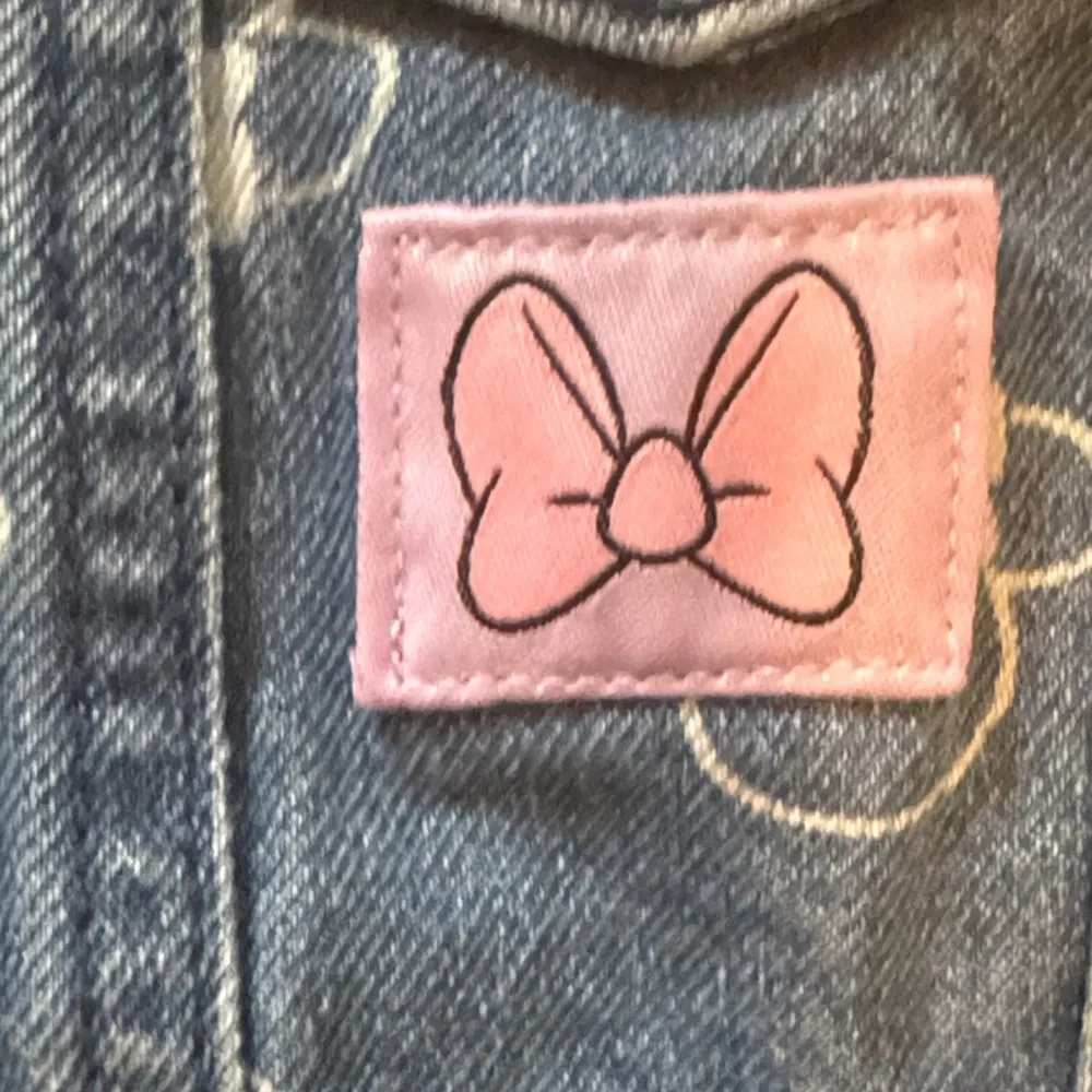 Disney Pink Denim Princess Jacket & Blue Minnie Mouse Print Jean Jacket Set - Picture 14 of 16